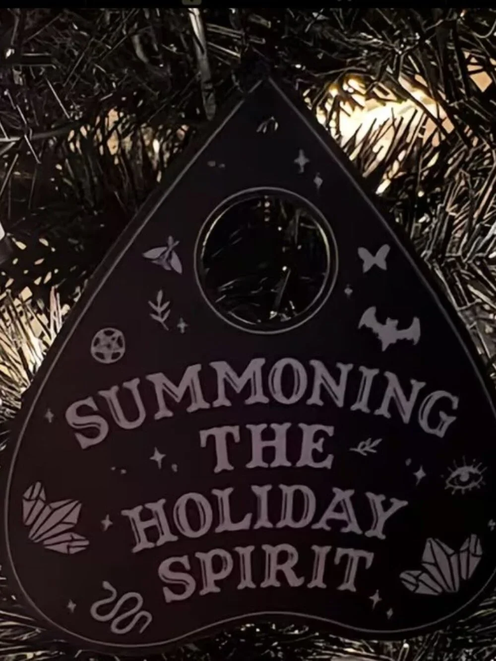 Spirit Pendulum Board Decor Wood Hanging Ornament Divination Board New